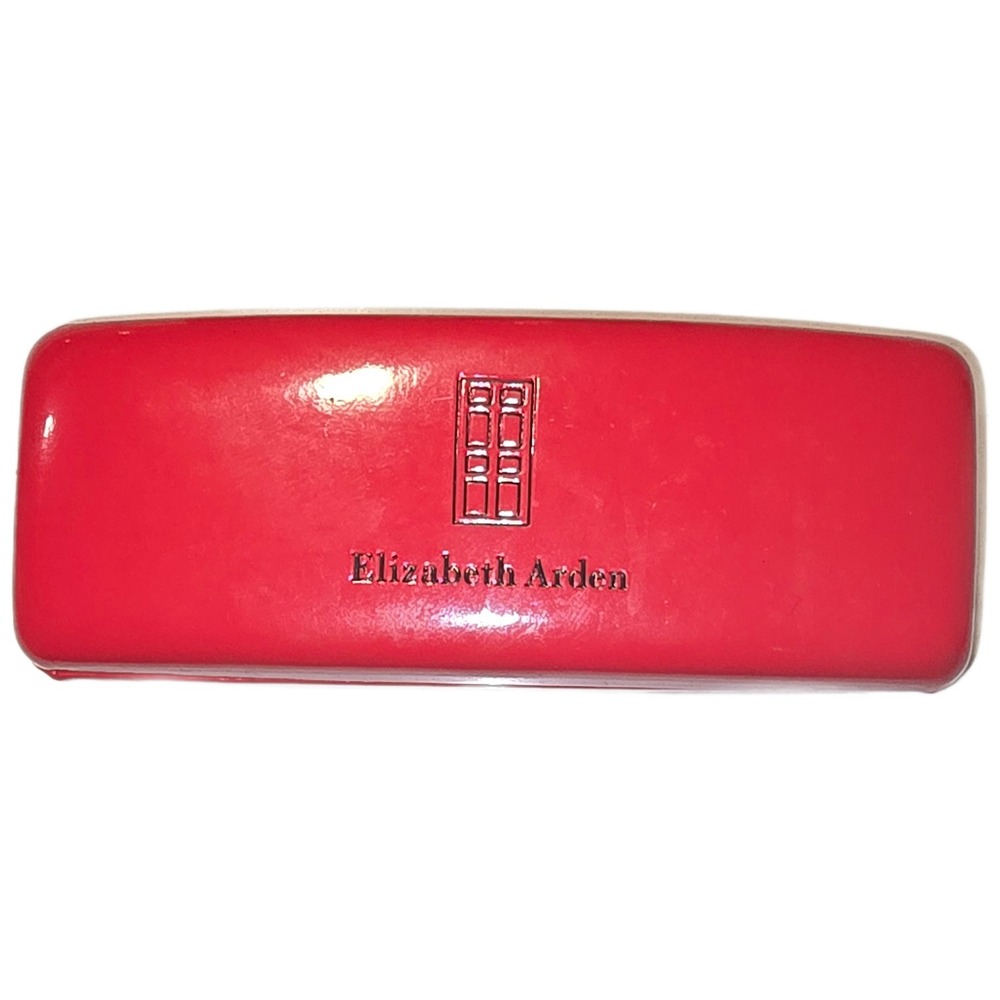 Elizabeth Arden Red Hard Shell Eyeglass Case Glossy Red Door Logo Sunglasses Box